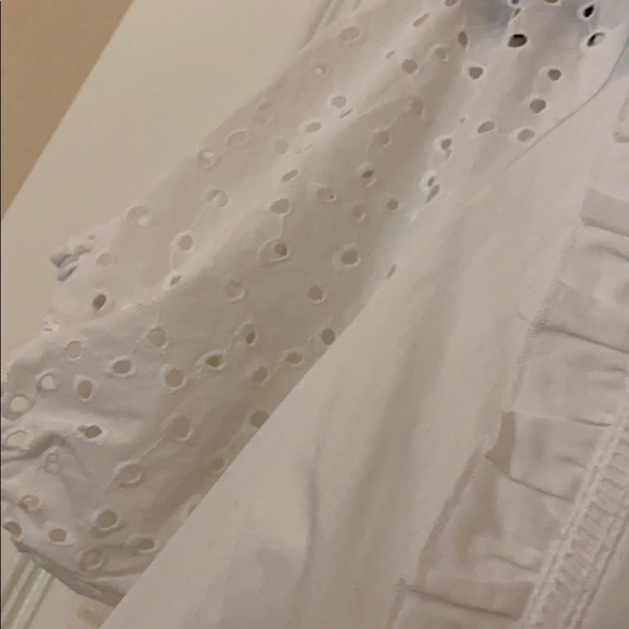 White button down blouse - Picture 3 of 3